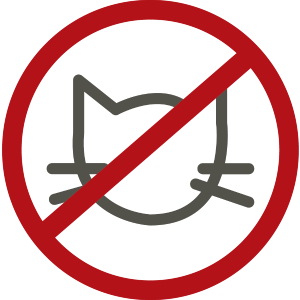Keine Haustiere erlaubt